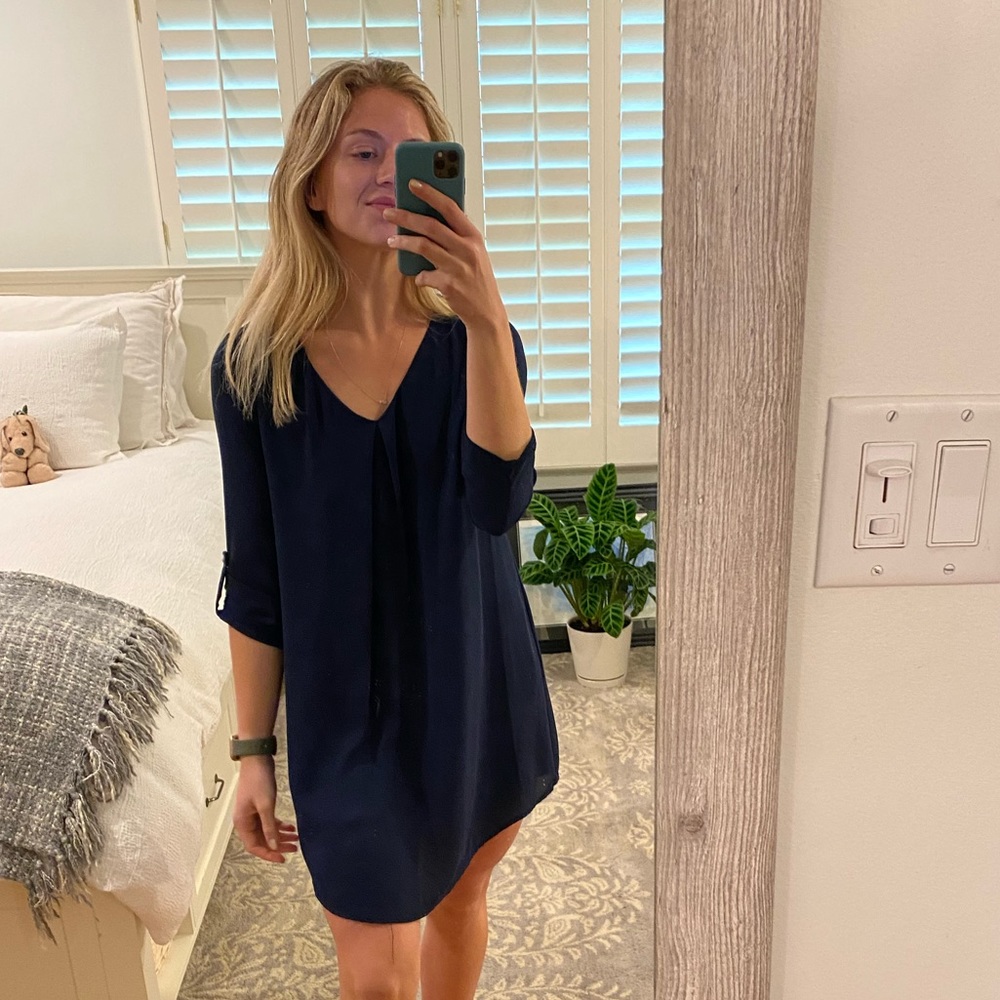 Navy Lush/Nordstrom Dress (size small)